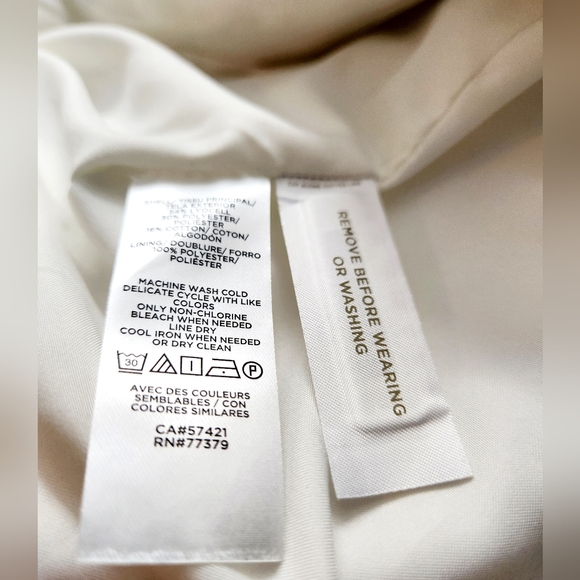 Size 0p Anne Taylor Linen Moto - Picture 2 of 4